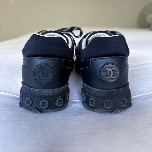 CHANEL Sneaker Calfskin/Mesh/Lycra G34087 (black) - Picture 7 of 10